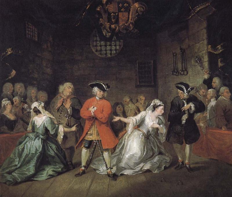 William Hogarth Beggar s opera oil painting image